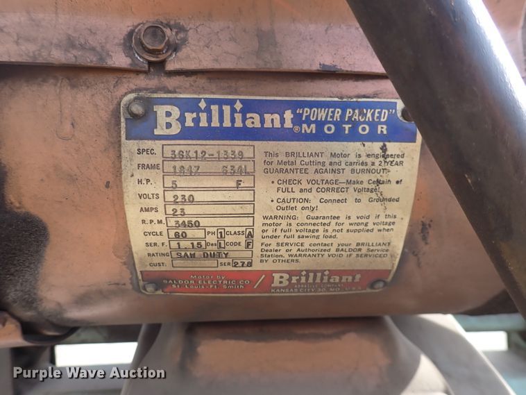 image for item JU9109 Brillant  metal cut-off saw