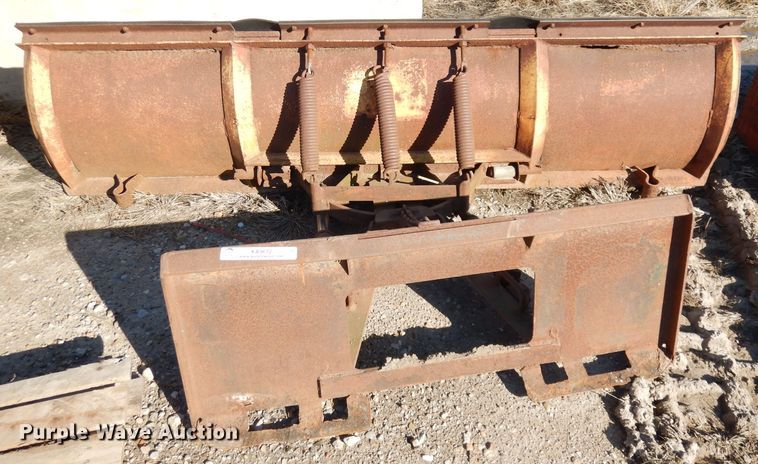 image for item KA9672 90"W skid steer snow plow