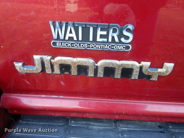 image for item KH9100 1997 GMC Jimmy SLT  SUV