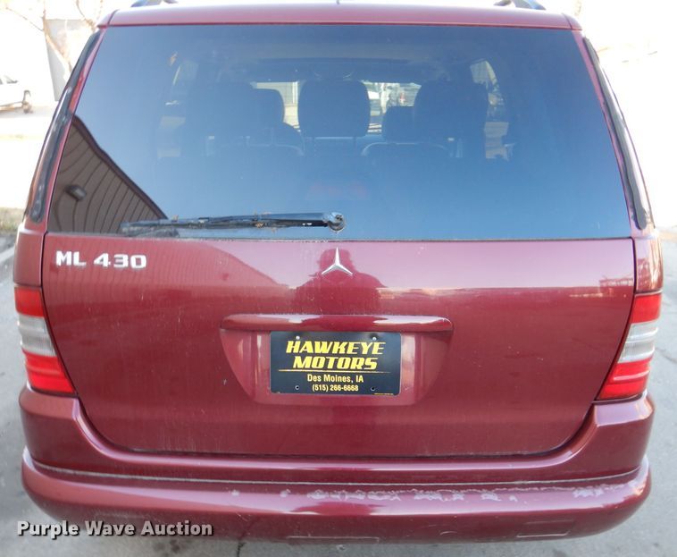 image for item KH9109 2000 Mercedes Benz ML430  SUV