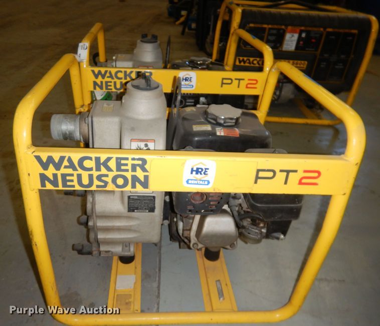 image for item KR9991 (2) Wacker Neuson PT2 water pumps