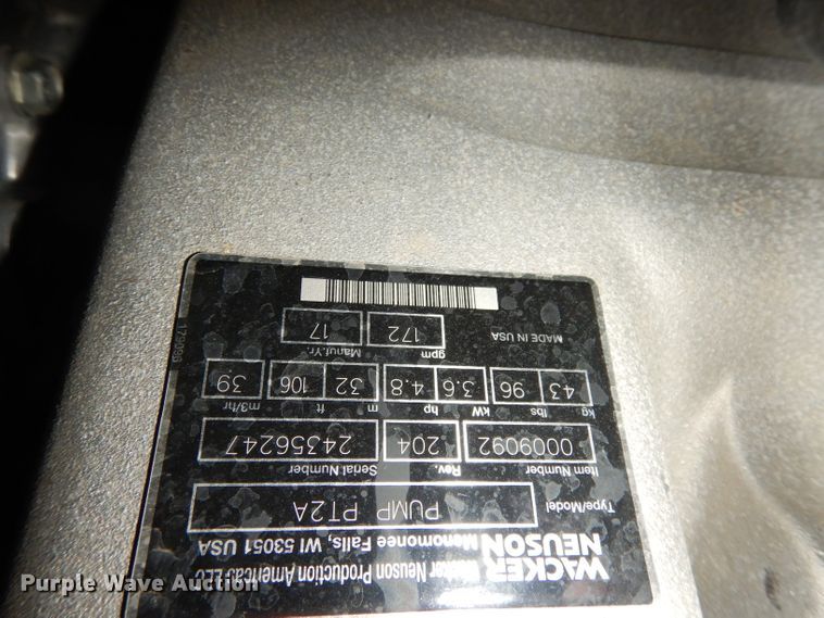 image for item KR9991 (2) Wacker Neuson PT2 water pumps