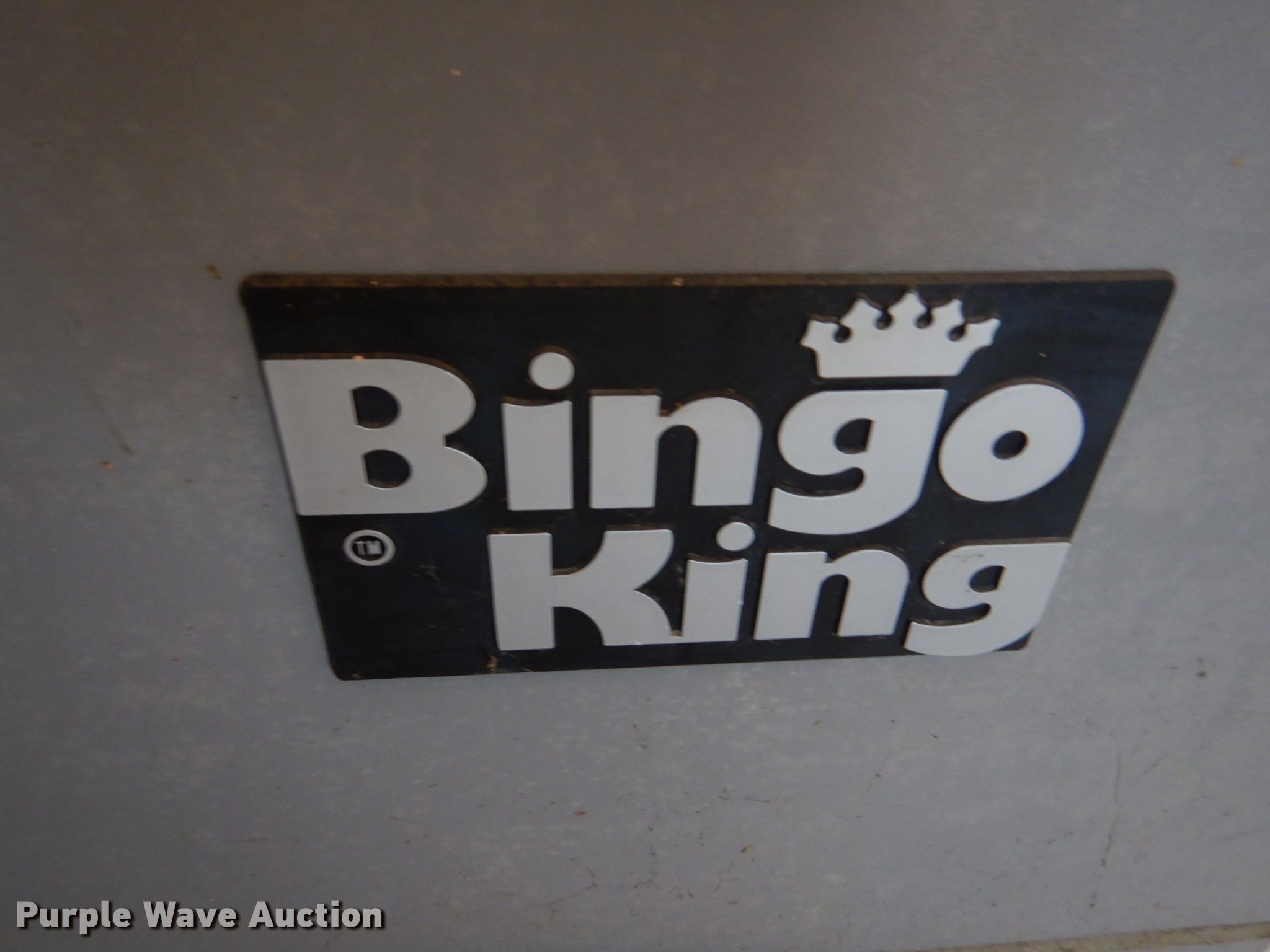 Bingo King Autotronic 7600 bingo machine in Wellsville, MO Item