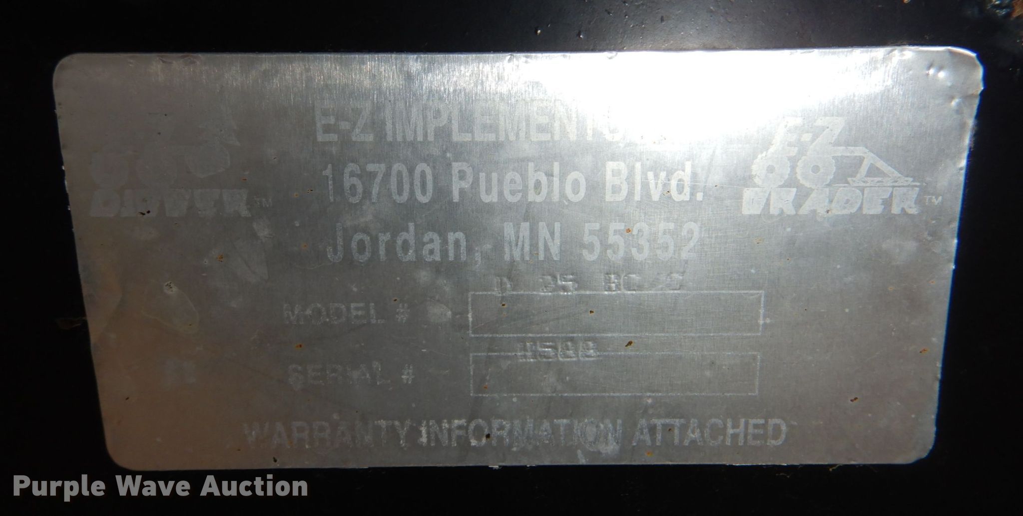 EZ Digger 26"W skid steer utility spade in Osawatomie, KS Item