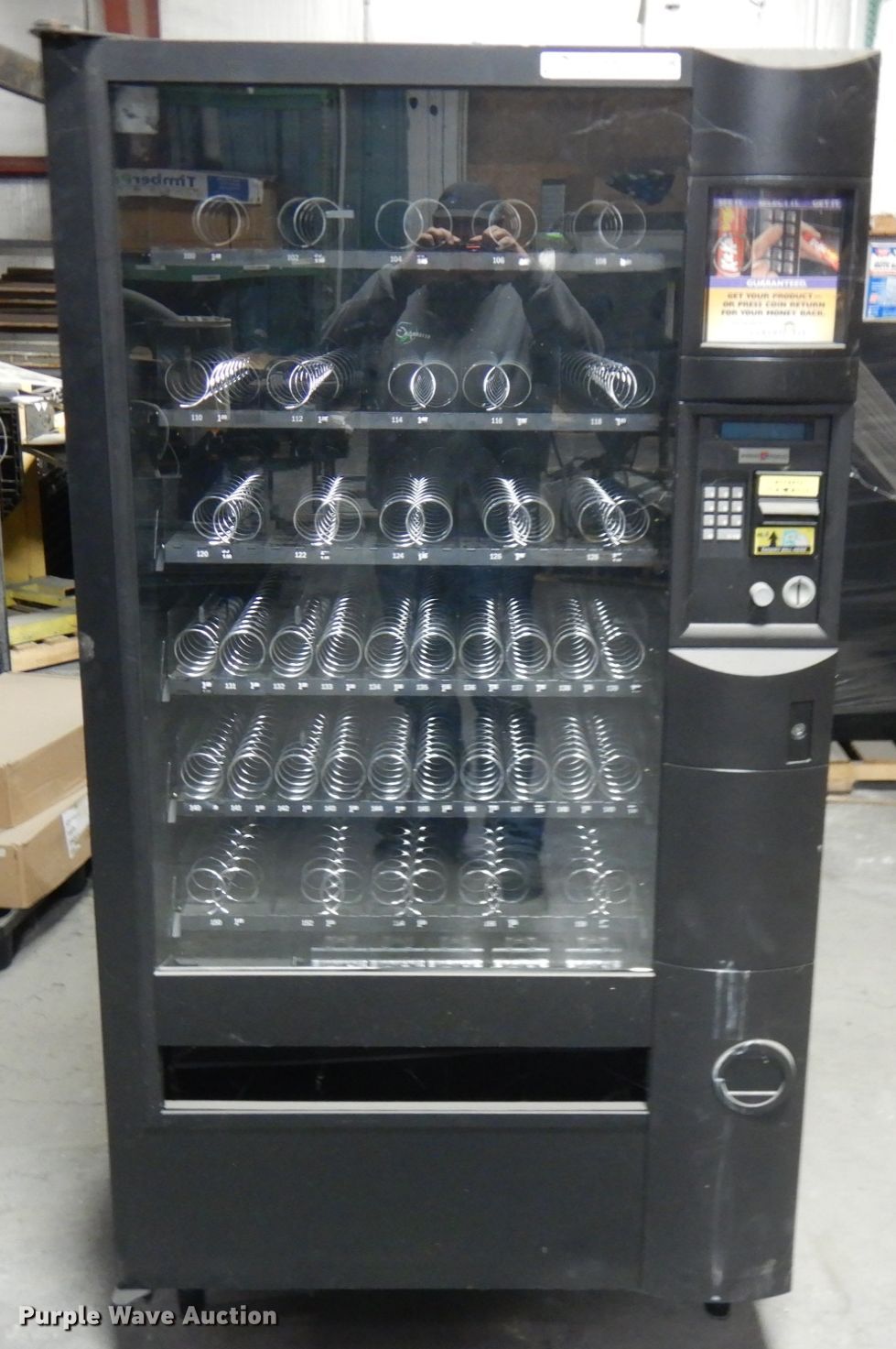 Crane 933D vending machine in Mount Pleasant, IA Item IO9513 sold