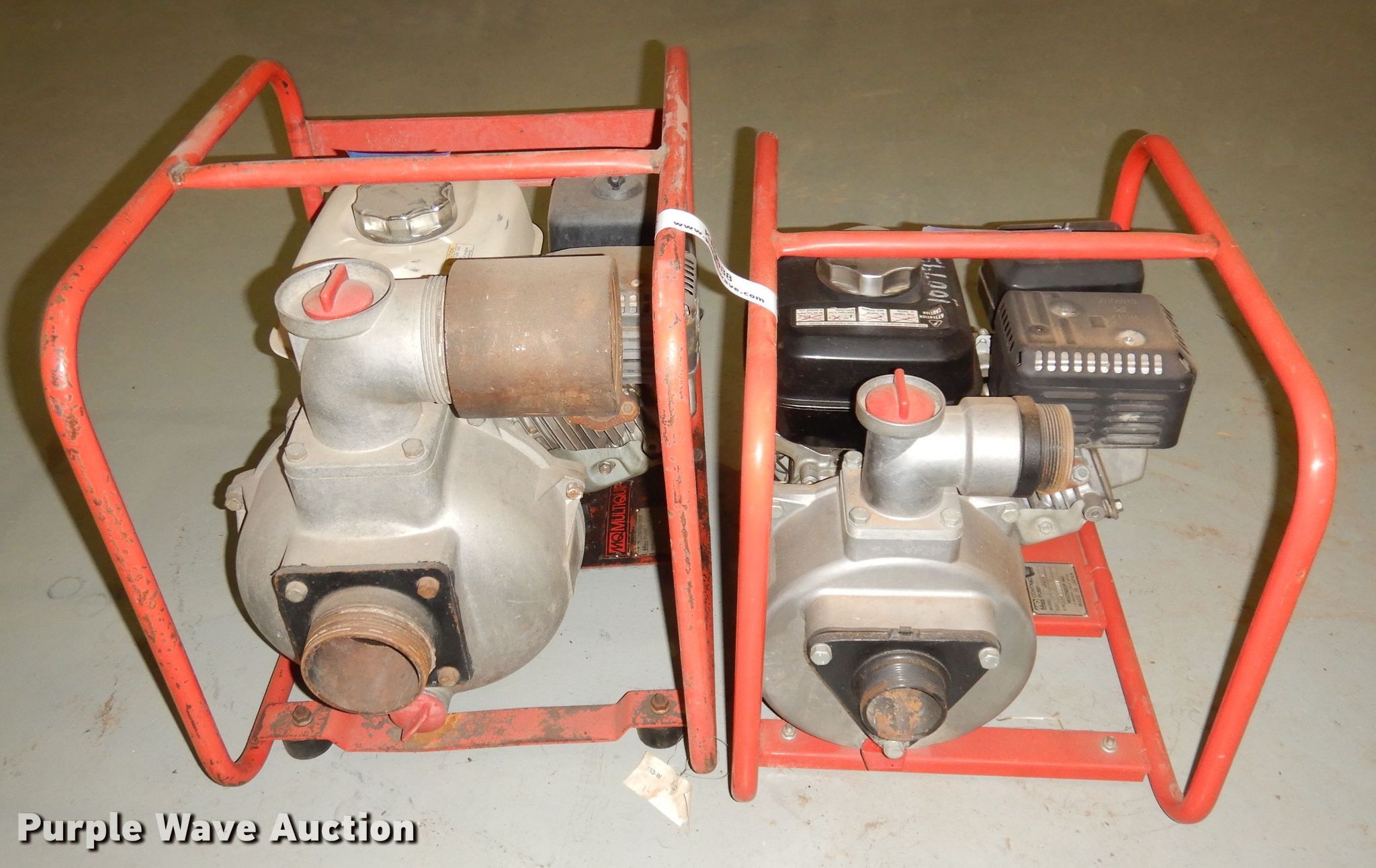 (2) Multiquip water pumps in Salina, KS Item KR9988 sold Purple Wave