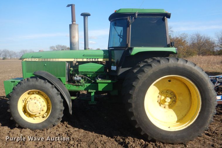 image for item DH7316 1984 John Deere 4850  MFWD tractor