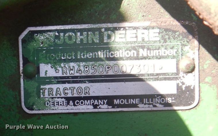 image for item DH7316 1984 John Deere 4850  MFWD tractor