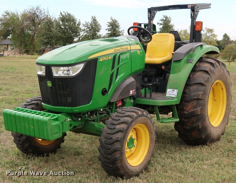 image for item DJ1995 2018 John Deere 4052M  MFWD tractor