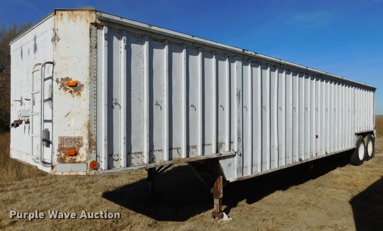 image for item DJ7556 1976 Hobbs  grain trailer