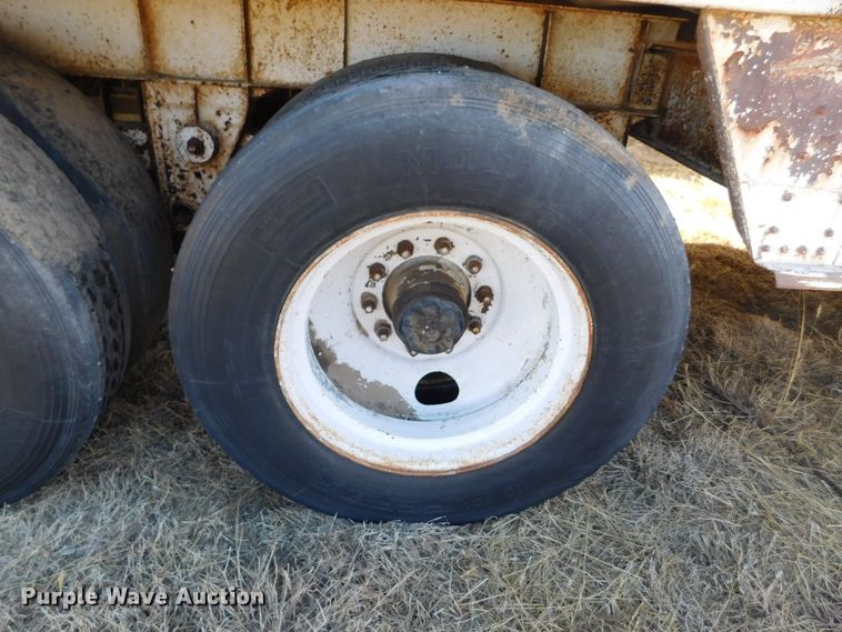 image for item DJ7556 1976 Hobbs  grain trailer