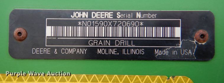 image for item DK1464 John Deere 1590  no-till grain drill