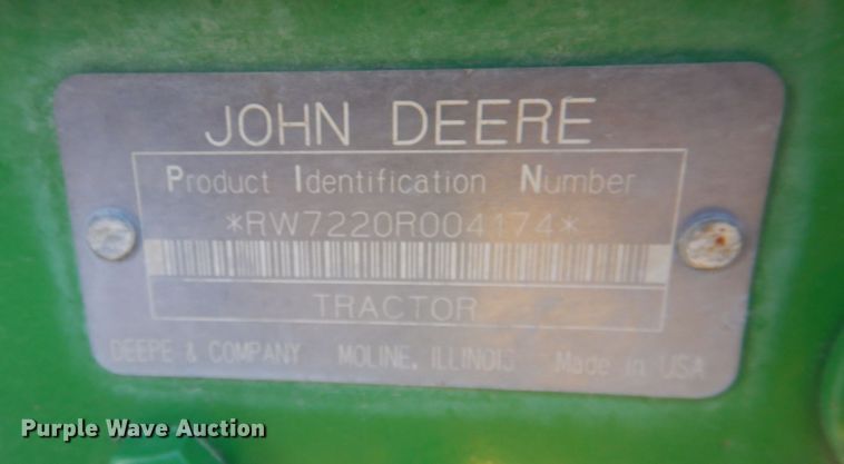 image for item DK1465 2003 John Deere 7220  tractor