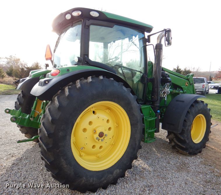 image for item DK1466 2015 John Deere 6125R  MFWD tractor