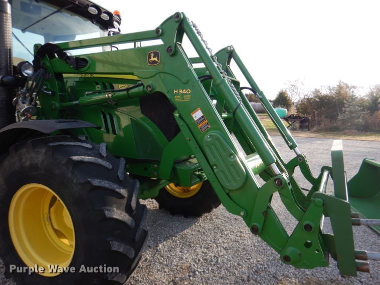 image for item DK1466 2015 John Deere 6125R  MFWD tractor