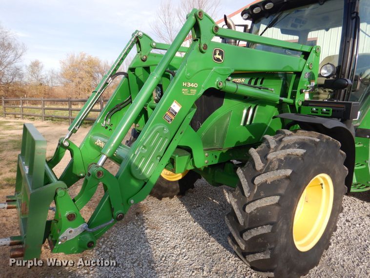 image for item DK1466 2015 John Deere 6125R  MFWD tractor