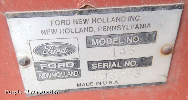 image for item DK3211 New Holland 144  windrow inverter