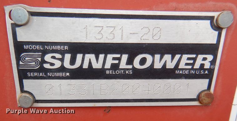 image for item DK3219 Sunflower 1331-20  off-set disk