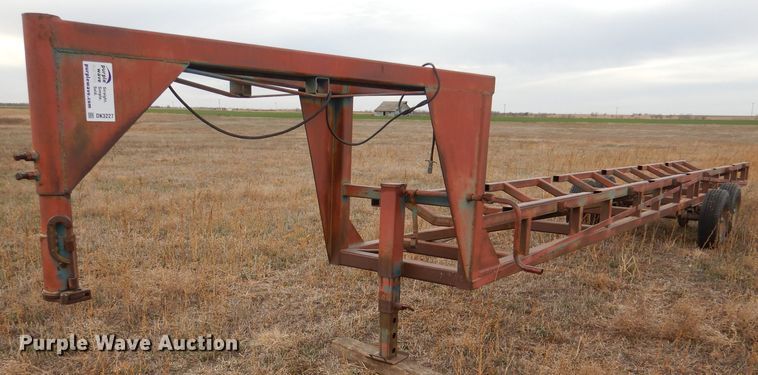 image for item DK3227 Shop built hay bale trailer