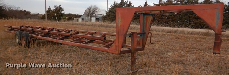 image for item DK3227 Shop built hay bale trailer
