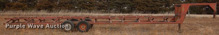 image for item DK3227 Shop built hay bale trailer