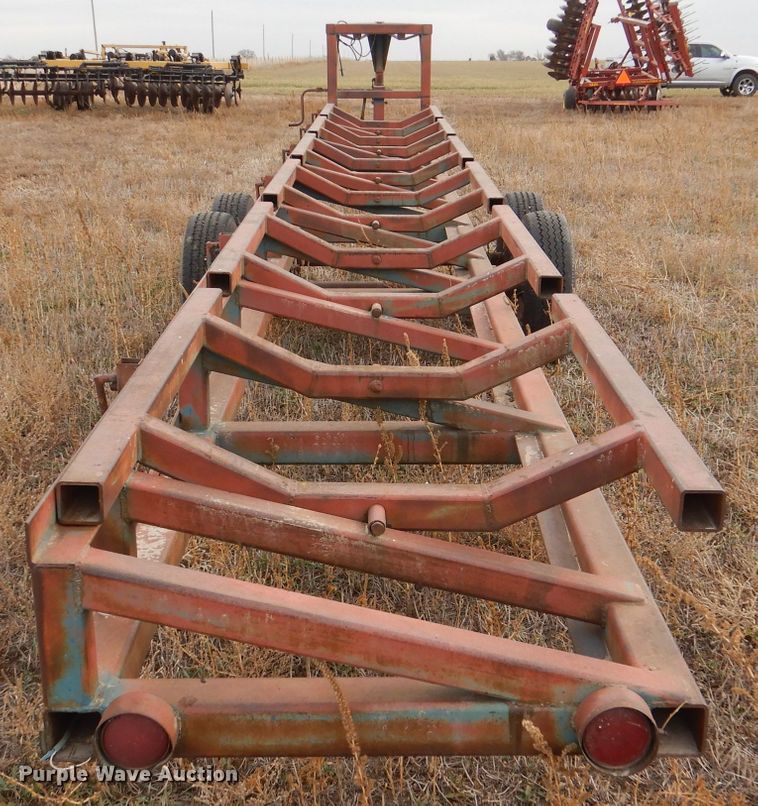 image for item DK3227 Shop built hay bale trailer