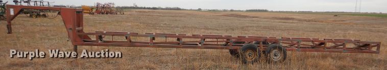 image for item DK3227 Shop built hay bale trailer