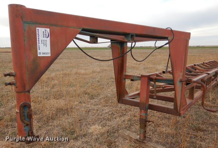 image for item DK3227 Shop built hay bale trailer