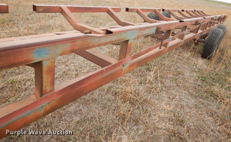 image for item DK3227 Shop built hay bale trailer