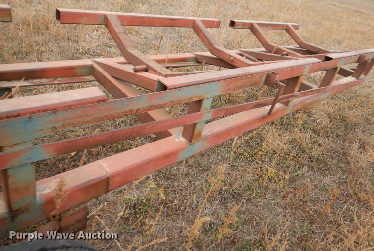 image for item DK3227 Shop built hay bale trailer