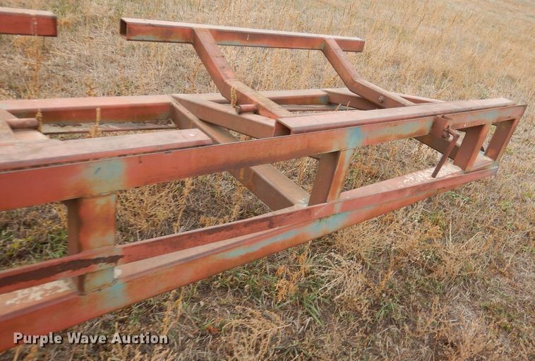 image for item DK3227 Shop built hay bale trailer