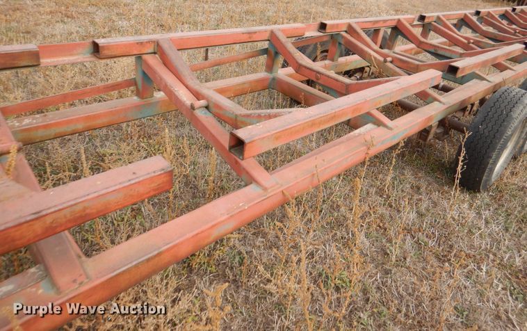 image for item DK3227 Shop built hay bale trailer