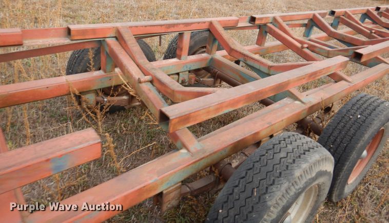 image for item DK3227 Shop built hay bale trailer
