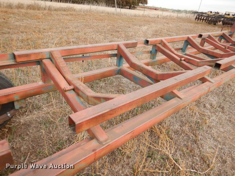 image for item DK3227 Shop built hay bale trailer