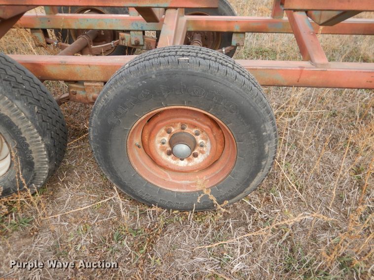 image for item DK3227 Shop built hay bale trailer