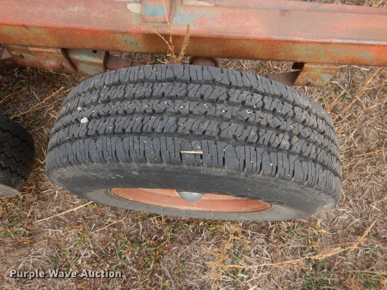 image for item DK3227 Shop built hay bale trailer