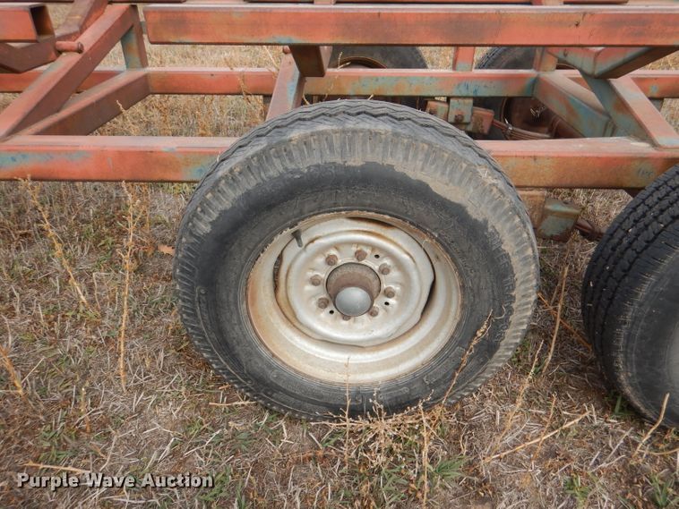 image for item DK3227 Shop built hay bale trailer