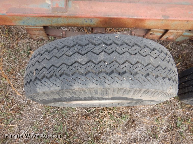 image for item DK3227 Shop built hay bale trailer