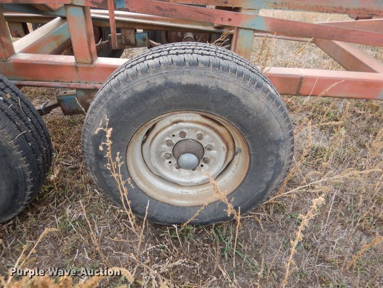 image for item DK3227 Shop built hay bale trailer