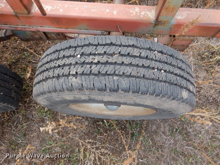 image for item DK3227 Shop built hay bale trailer