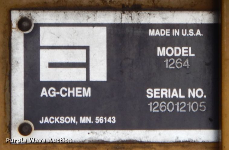 image for item DK3267 2005 Ag-Chem RoGator 1264C  sprayer