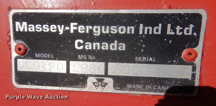 image for item DL3512 Massey Ferguson 9120  flex head
