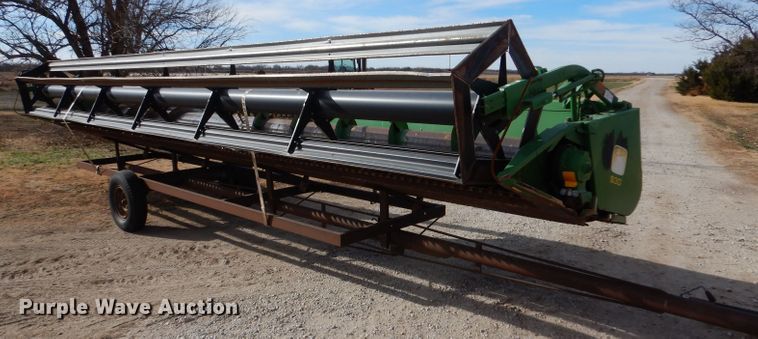 image for item DL3516 1998 John Deere 930  rigid head