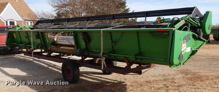 image for item DL3516 1998 John Deere 930  rigid head