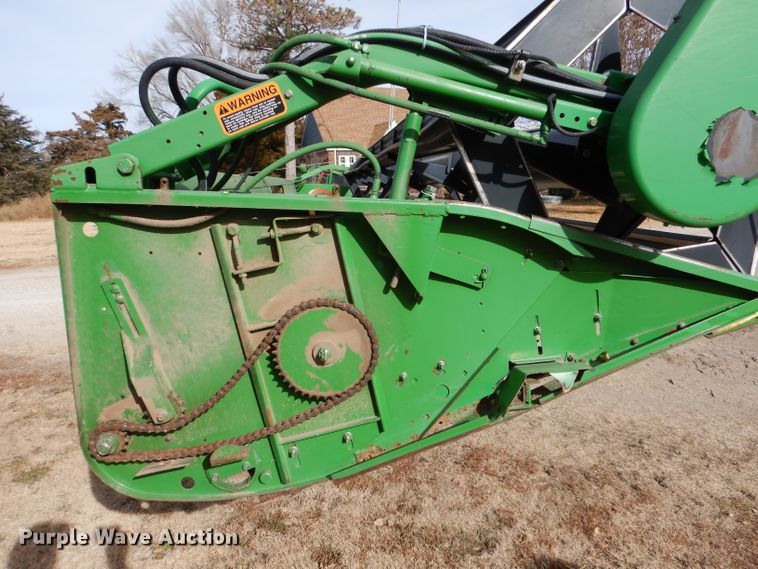 image for item DL3516 1998 John Deere 930  rigid head
