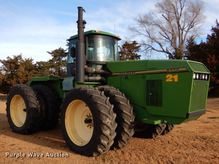 image for item DL3517 1996 John Deere 8770  4WD tractor