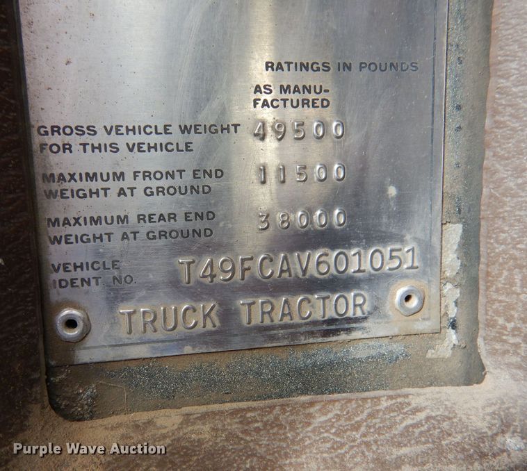 image for item DL3518 1980 GMC General  grain truck