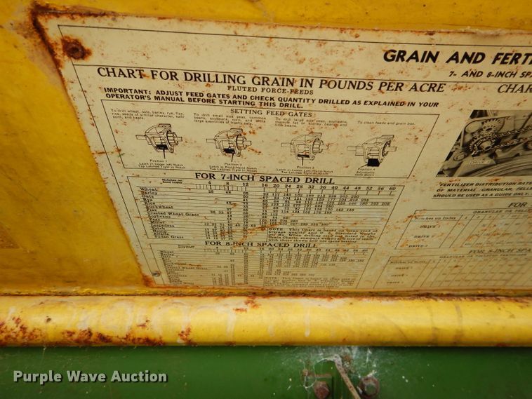 image for item DM0702 John Deere FB B  grain drill