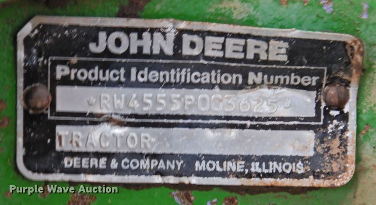 image for item DN0072 1990 John Deere 4555  tractor