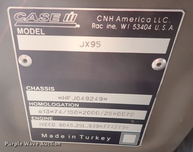 image for item DN2328 2007 Case IH JX95  MFWD tractor